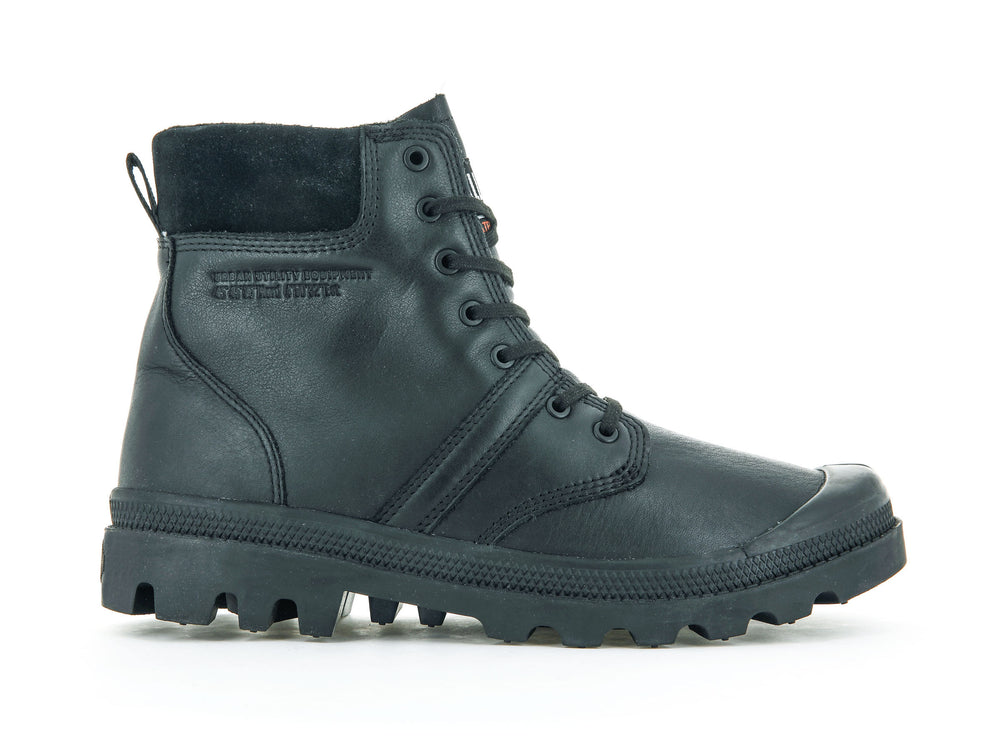 Botas Palladium PALLABROUSSE CUFF WATERPROOF + Hombre Negras | Costa Rica-96257